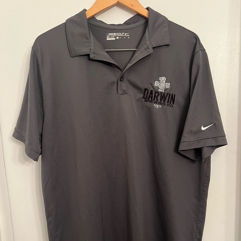 Nike Golf Dri Fit Darwin Brewing Company Polo Shirt Mens Size XL